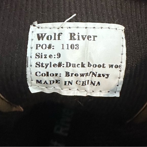 Wolf River Women's Duck Boots women's Sz 9 - Picture 9 of 9